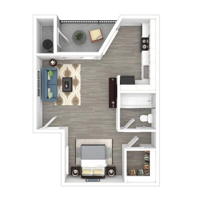 Studio Upgrade S1004 floor plan