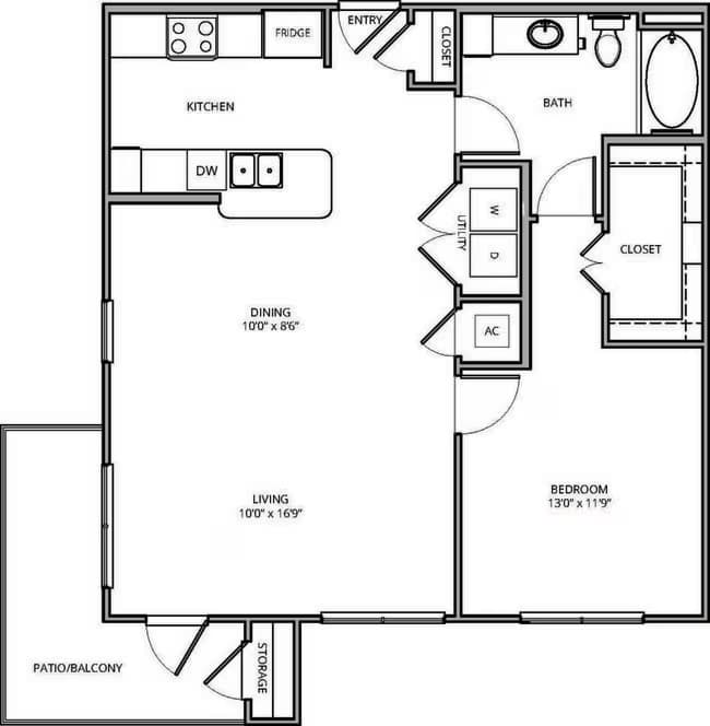 Unit 11301 11301 floor plan