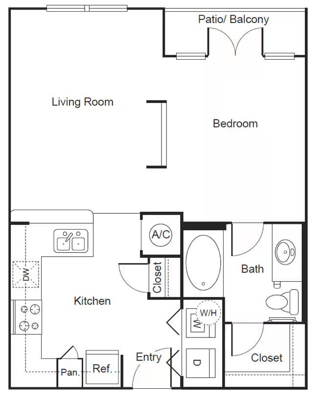 Unit 347 161 floor plan