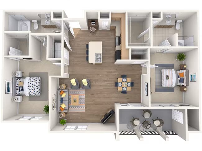 Unit 02106 09206 floor plan