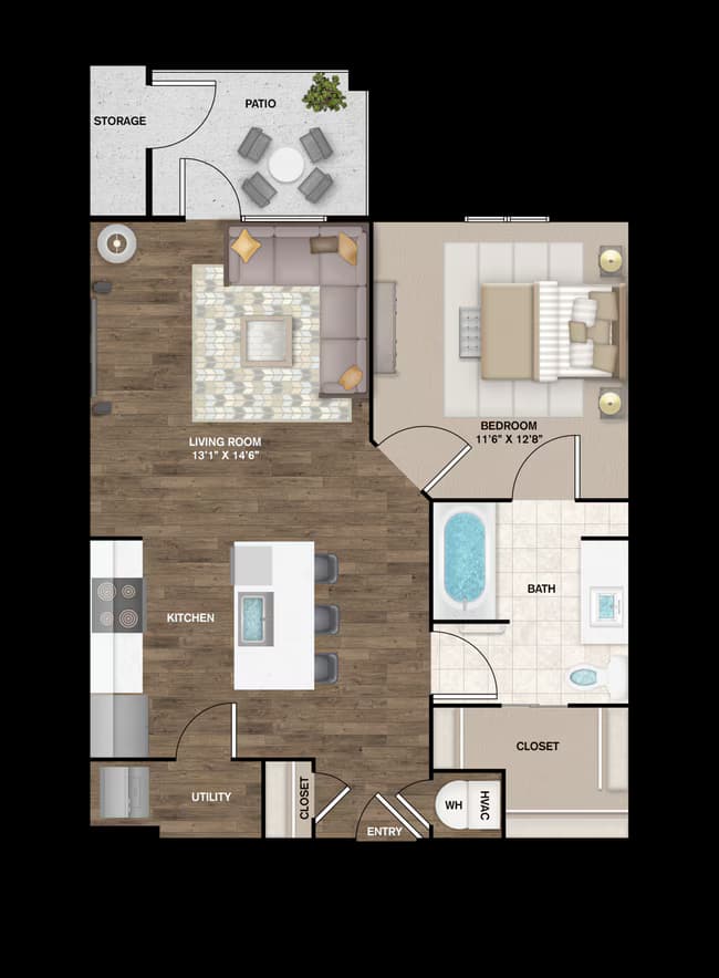 Unit 8307 2104 floor plan