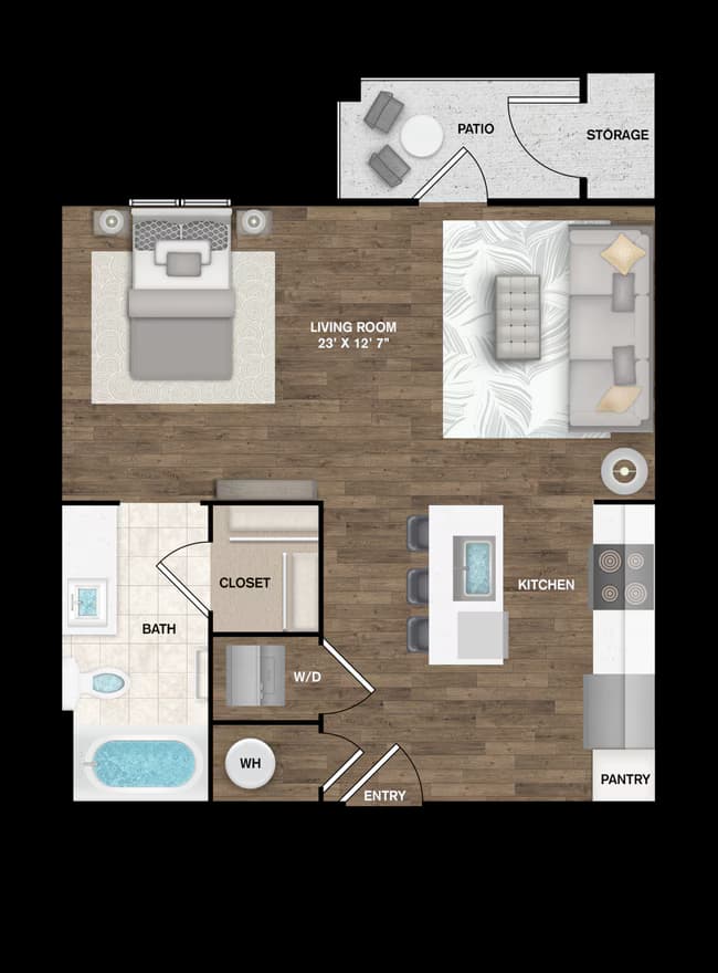 Unit 7109 10205 floor plan