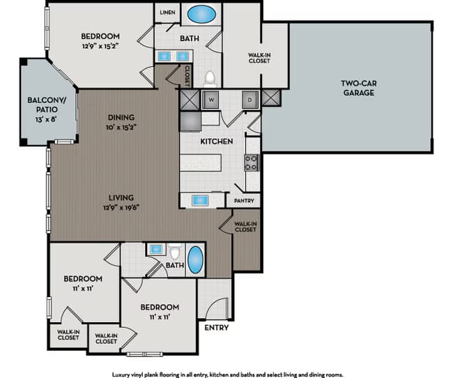 Unit 2705 2206 floor plan