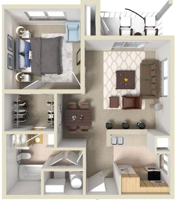 Unit 327 327 floor plan
