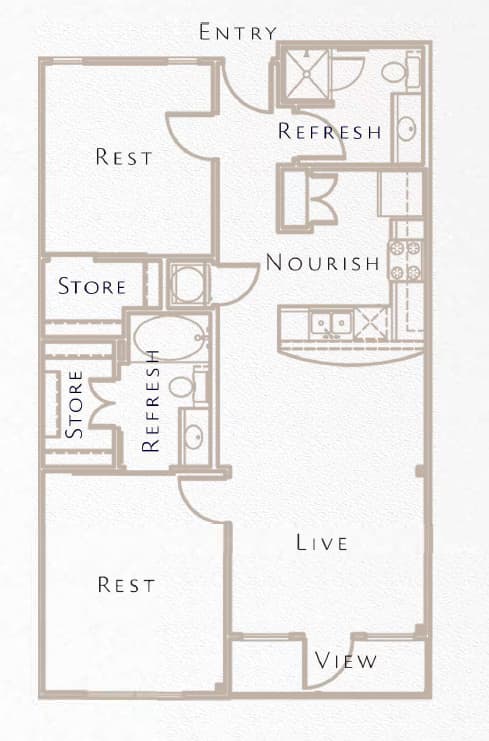 Unit 322 322 floor plan