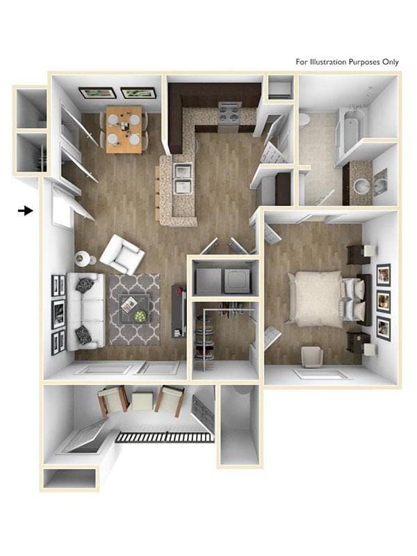 Unit 07-7307 07-7308 floor plan