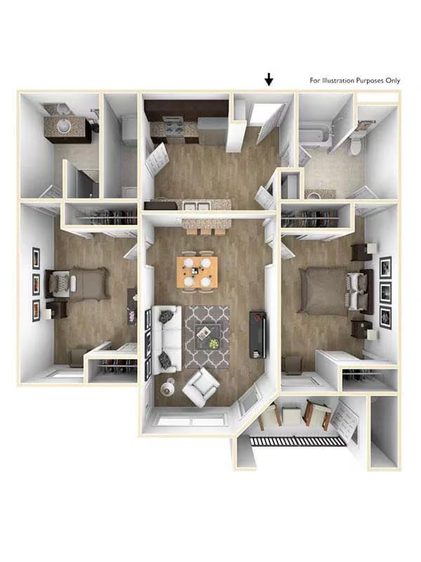 Unit 07-7309 07-7309 floor plan