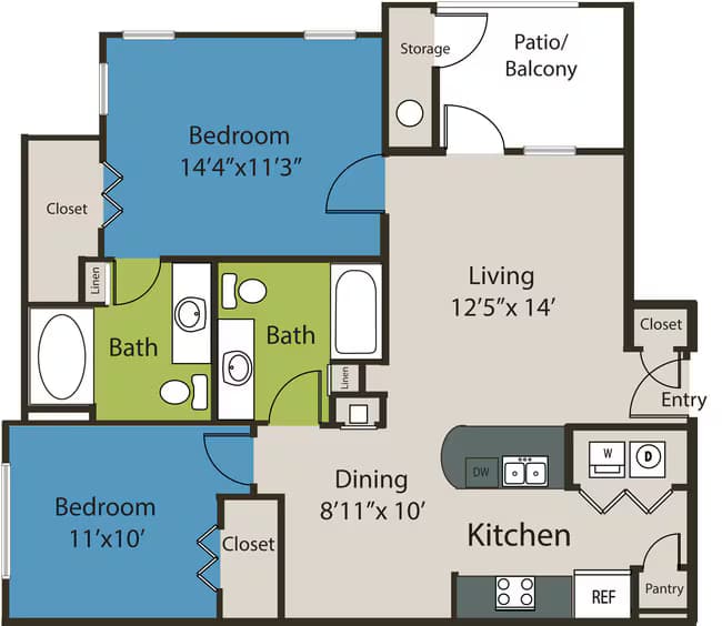 B1 10208 floor plan