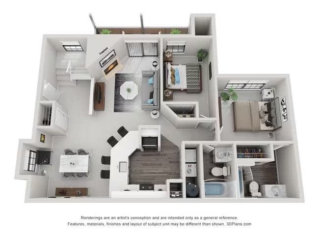 Unit 285 232 floor plan