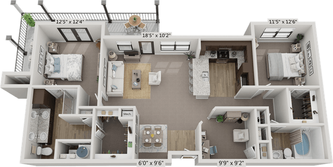 Unit 2303 2303 floor plan