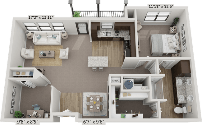 Unit 4101 4101 floor plan