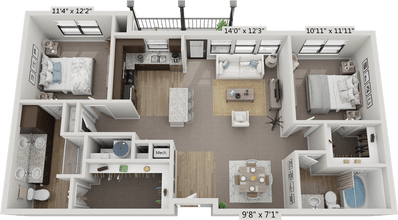 The Venice | B1 2405 floor plan