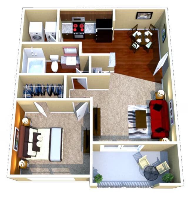 Unit 1126 1126 floor plan