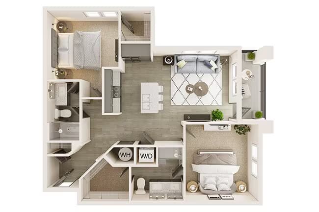 Unit 2-2102 2-2102 floor plan