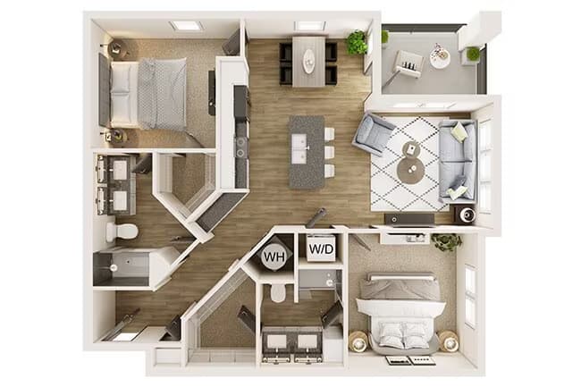 B2 1-1315 floor plan