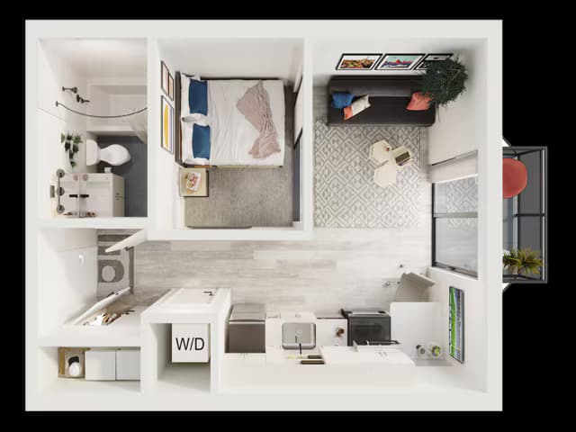 Unit Juliette Balcony Juliette Balcony floor plan