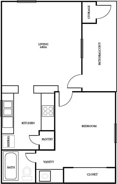 Unit 913 1405 floor plan