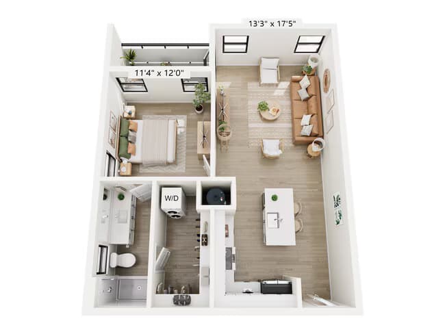 Unit 6211 7311 floor plan