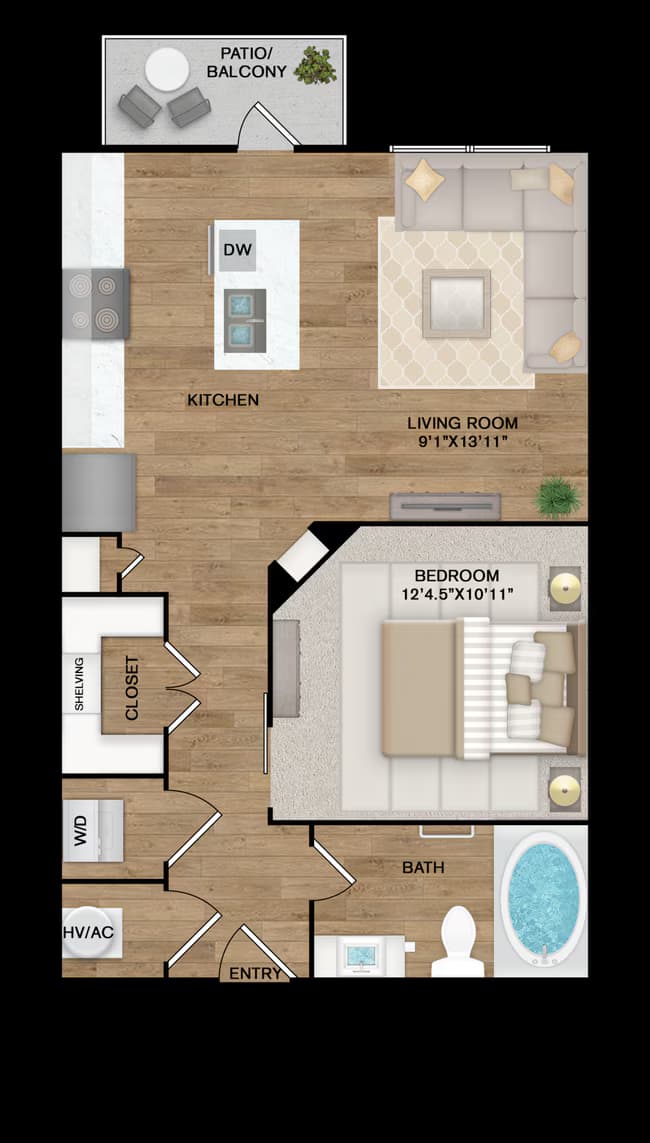Unit 06111 04205 floor plan