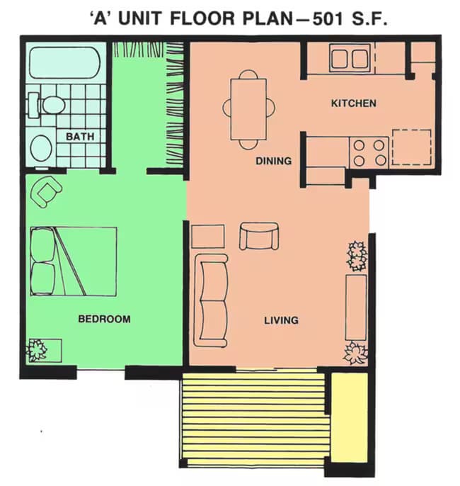 Unit 713 713 floor plan