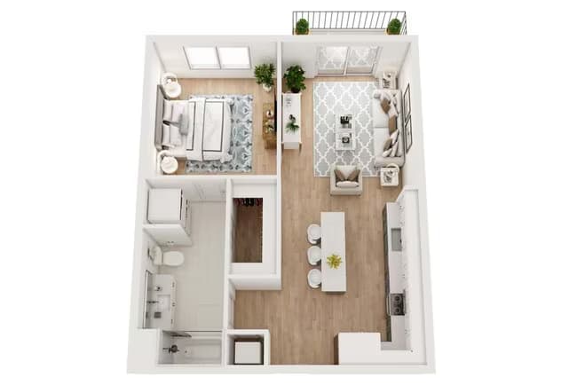 1C 1233 floor plan