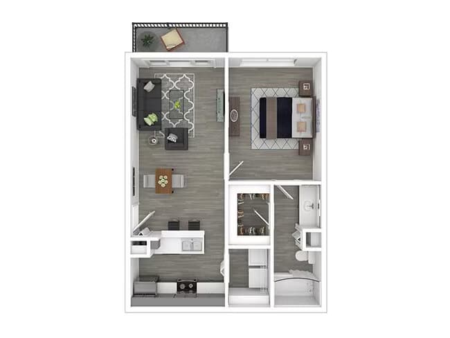 A1-R 4106 floor plan