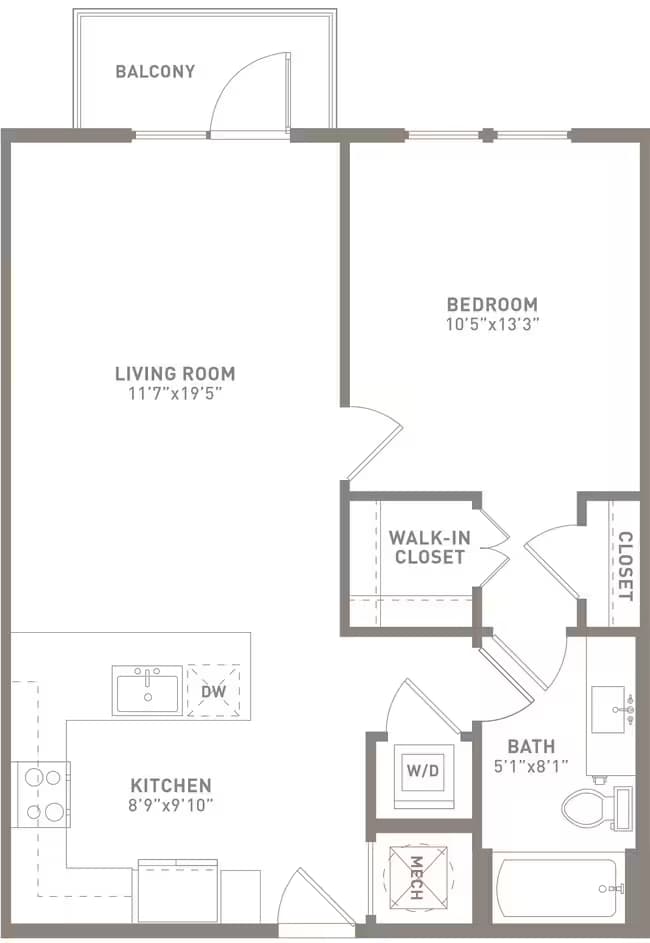 Unit 1232 1235 floor plan