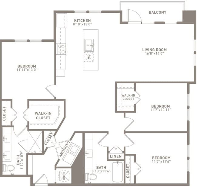 Unit 1217 1217 floor plan