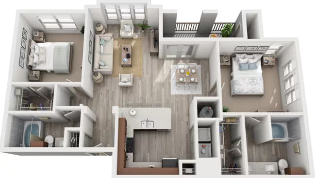 Unit 13206 14204 floor plan