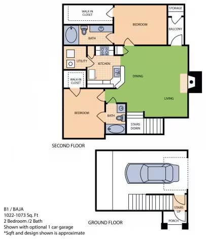 Baja 1807 floor plan