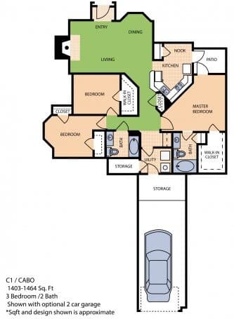 The Cabo 1701 floor plan