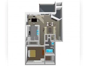 1x1 13C floor plan