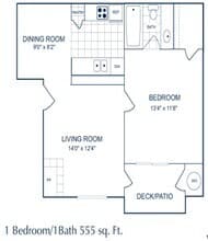 Unit 326 306 floor plan