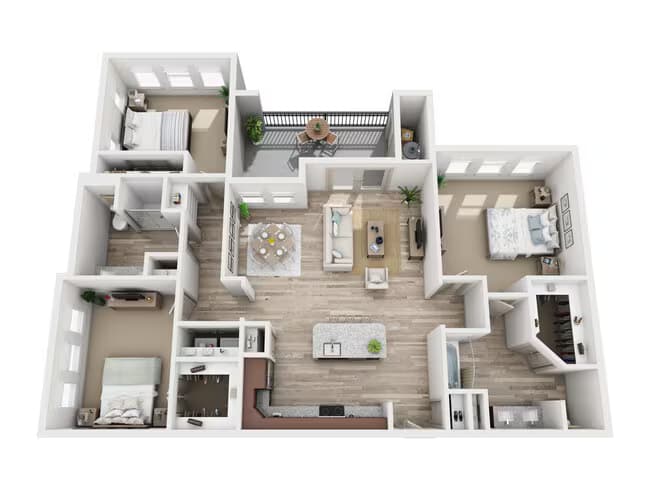 Unit 1227 1227 floor plan
