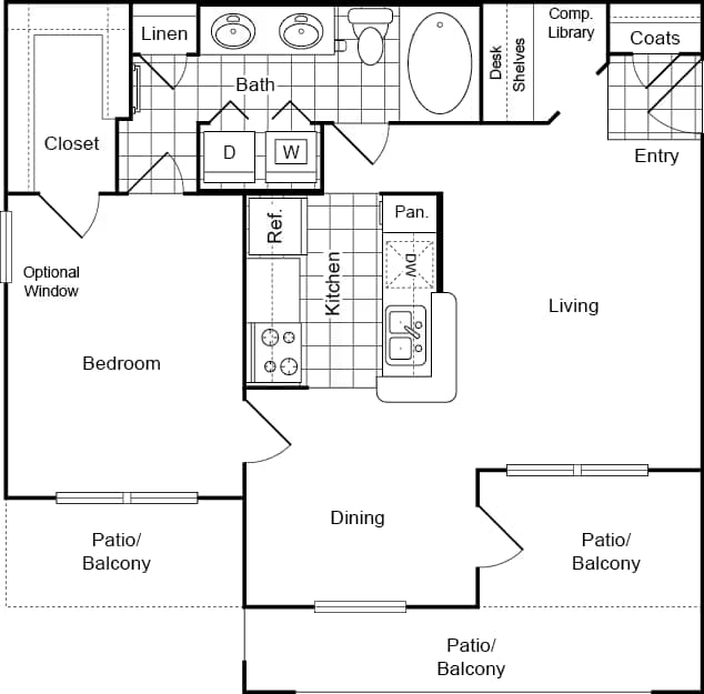 Unit 0210 0210 floor plan
