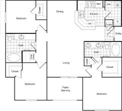 C1R 1221 floor plan