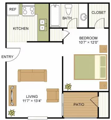 Unit 0517Q 0532Q floor plan