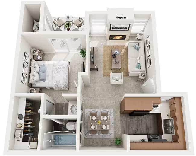 Unit 10A-1016 07-728 floor plan
