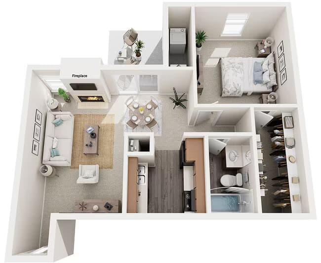 Unit 10A-1023 10B-1066 floor plan