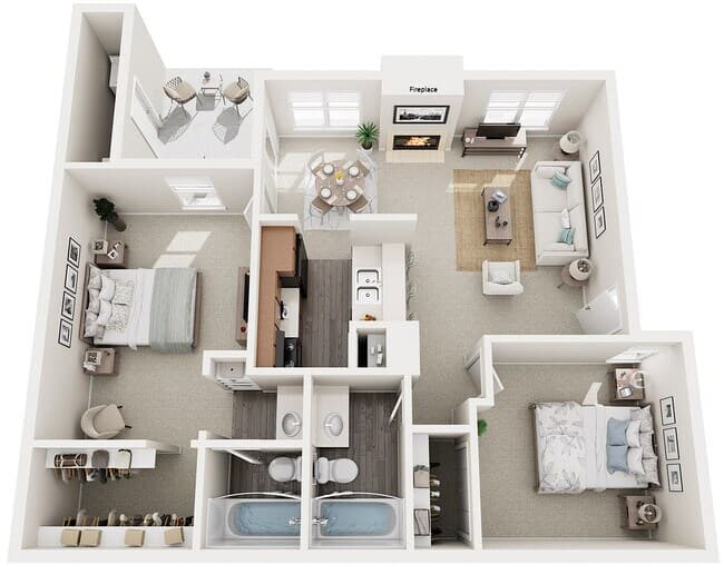 Unit 04-402 04-407 floor plan