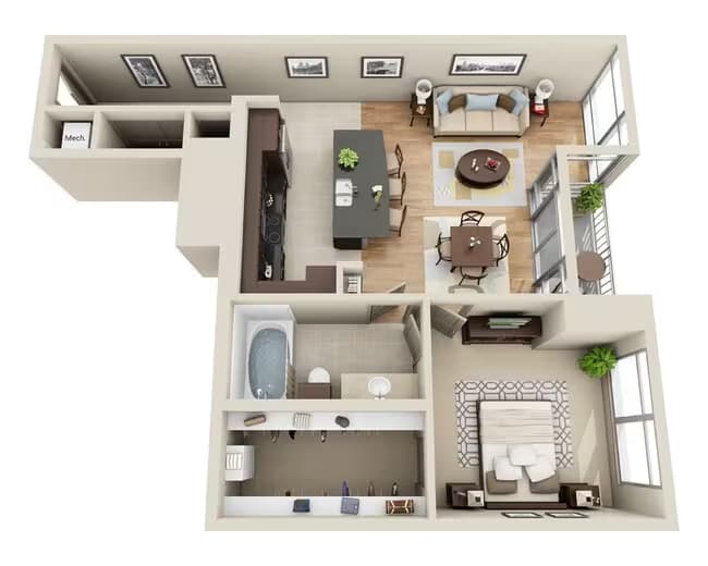 A1C 0804 floor plan