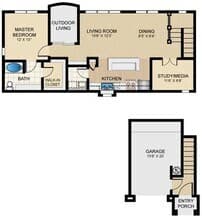 Serape - Attached Garage 0321 floor plan