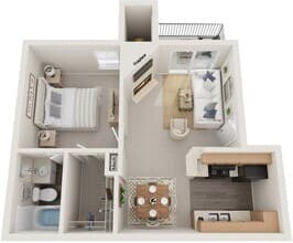 1x1A F-F309 floor plan