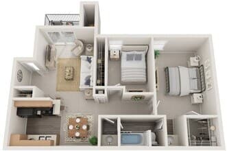 2x1 A-A206 floor plan