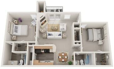 Unit C-C204 C-C204 floor plan