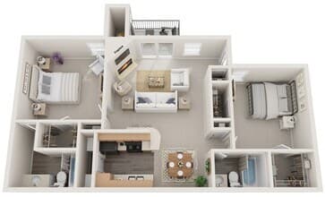 Unit A-A205 A-A205 floor plan