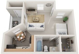 Eff H-H208 floor plan