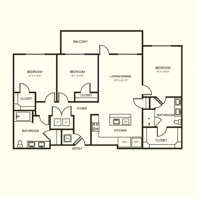 Unit 5-5410 5-5410 floor plan
