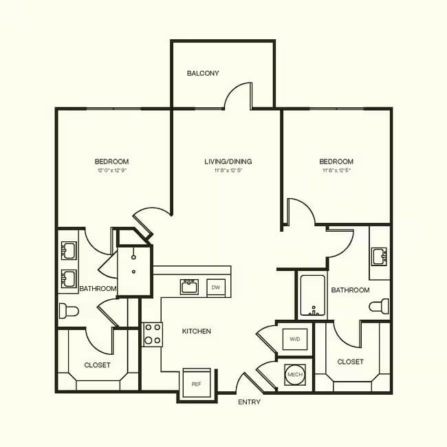 The Sonora 4-4405 floor plan