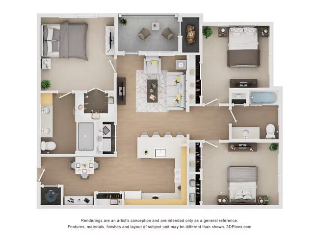 Unit 1412 1412 floor plan